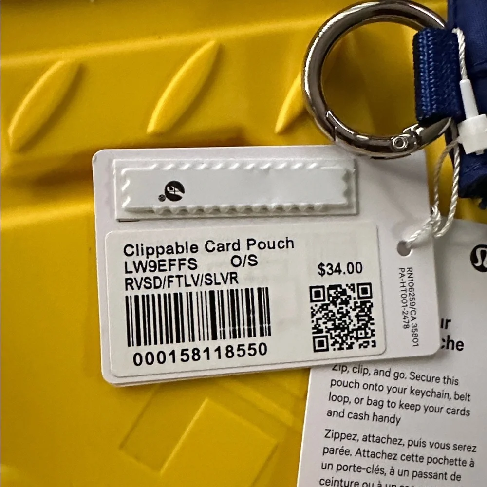 Lululemon Clippable Card Pouch - Picture 2 of 3